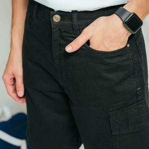 Custom Summer Streetwear Vintage Short Half <b>Pants</b> Loose Work Shorts Fashion Men's Shorts Baggy Denim Jean Shorts Men - Product Image 5
