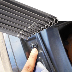 סט ביטים טורקס ארוכים במיוחד של TOOLJOY, ביטים למברג חשמלי עם ידית 6 אינץ' <span class=keywords><strong>1</strong></span>/<span class=keywords><strong>4</strong></span> אינץ' מפלדת S2, עמידים בפני חבלה - Product Image 4