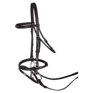 Brida Clásica de Cuero para Caballo con Sistema de Riendas Diseñada para Prácticas Diarias de Equitación y Entrenamiento en Arena - Product Image 1