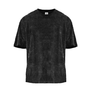 Camiseta Urbana Informal con Estampado Personalizado, Corte Holgado, 220g, Algodón, Unisex, Ropa Deportiva, Lavado Ácido, Hombros Caídos - Product Image 4