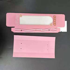 Nouvelle conception de chaîne de téléphone en cristal perlé, boîte d'emballage, sac, cordon, sangle de téléphone, porte-clés, emballage en boîte en papier - Product Image 6