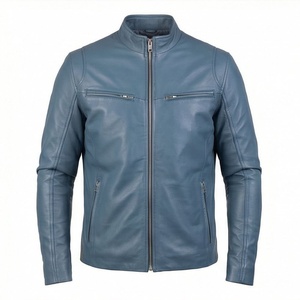 Veste de moto en cuir véritable pour homme de qualité supérieure, nouvelle arrivée, vestes de moto d'hiver, protections amovibles, personnalisables - Product Image 1