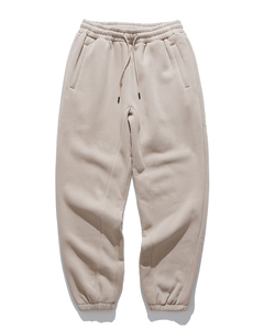 <b>Jogger</b> Pants Canvas Dark Mid Breathable <b>Slim</b> Custom 100% Cotton Men Casual Anti-Wrinkle Quick Dry Lightweight Straight - Product Image 1