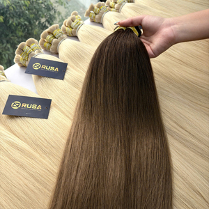 Cabello Vietnamita a Granel Color Marrón, Tono de Moda para Otoño, Súper Doble Trama con Puntas Gruesas para Salones y Mayoristas a Nivel Mundial - Product Image 3