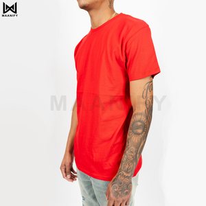 เสื้อยืดคอตตอนนุ่มสไตล์ OEM แบบกำหนดเอง ยูนิเซ็กซ์ ผ้าคอตตอนหวี 100% น้ำหนัก 122 GSM เสื้อยืดเปล่าเนื้อบางเบา - Product Image 2