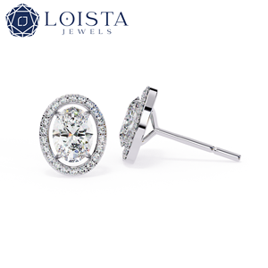 Boucles d'oreilles en diamant cultivé en laboratoire certifié IGI Gia Betterstar HPHT CVD, boucles d'oreilles en or 14k 18k, bijoux en diamant cultivé en laboratoire - Product Image 1
