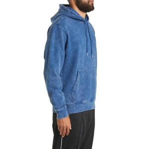 Sweat à capuche surdimensionné pour homme, style streetwear, effet vieilli, taches de peinture, personnalisé, vintage, délavé à l'acide, en coton épais 100% respirant - Product Image 5
