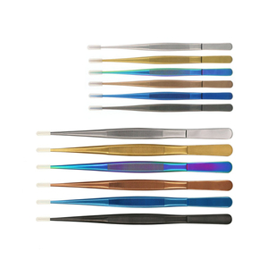 Pinzas de chef, pinzas de cocina, pinzas para emplatar, pinzas de precisión para chef, pinzas de chef de acero inoxidable - Product Image 2
