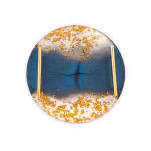 Premium Handmade Resin Table Tray With Contemporary Design For Living Room And <b>Kitchen</b> Decoration Purposes - Product Image 5