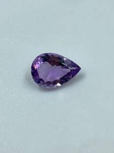 Piedra Preciosa de Amatista Púrpura Natural, Corte Pera, 4.06 Quilates, 10x11MM, R.K. GEMS & JEWELLERY para la Fabricación de Joyas - Product Image 3