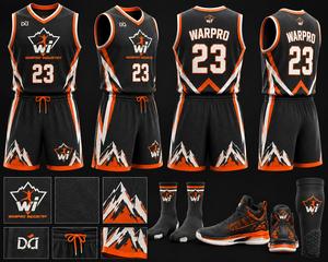 Conjuntos de Uniformes de Baloncesto Ligeros y Transpirables de Alta Calidad, Uniformes Deportivos Personalizados de Venta Caliente para Adultos - Product Image 6