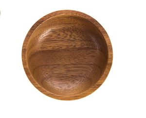 Mini bol rond en bois d'acacia, petit pot en bois pour servir les condiments, les trempettes, les noix, les bonbons, les fruits, les collations - Product Image 2