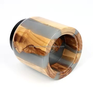 Exquisite Handcrafted Epoxy Resin and Acacia <b>Wood</b> Bukhoor <b>Burner</b> Artistic Design Oud Holder Home Fragrance Ramadan Eid Gifting - Product Image 4