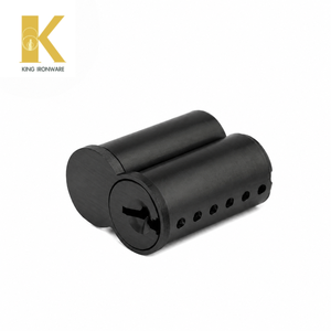 Cylindre de serrure SFIC à remplacement rapide, laiton noir mat, 6 goupilles, clé C, pour la sécurité des portes commerciales - Product Image 5