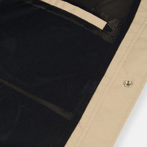 Blouson d'entraîneur en toile pour hommes, col montant, logo personnalisé sur le devant, grandes tailles, en polaire, vente en gros - Product Image 6