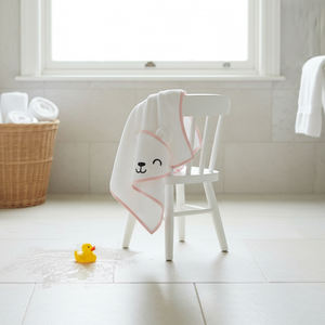 Toalla de baño con capucha ultra lujosa para bebé, de algodón de rizo, de secado rápido, sostenible, premium, suave para la piel, súper suave, con estampado animal, segura. - Product Image 6