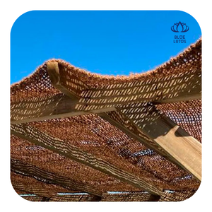 MEJOR PRECIO Vela de Sombra de Fibra Natural Blue Lotus 2025, Resistente a los Rayos UV, Biodegradable, Ecológica, Toldo para Exteriores - Product Image 1