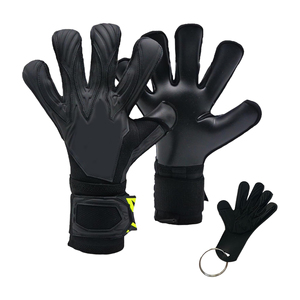 Gants de gardien de but à coupe plate pour hommes, en latex durable de 5 mm, ajustement traditionnel spacieux, confort d'entrée de gamme, respirants, pour le football. - Product Image 6
