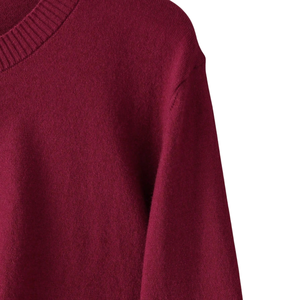 Pull en maille classique pour femme, col rond, manches longues, poignets côtelés, doux, décontracté, coupe régulière, chaud, pour le quotidien, tendance - Product Image 4