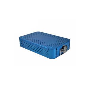Azicon's Custom <b>Aluminum</b> Orthopedic Perforated Surgical Instrument Sterilization <b>Container</b> Autoclave Tray Box - Product Image 5
