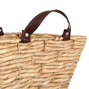 High Quality Water Hyacinth Laundry Woven Basket Home <b>Storage</b> Organizer Natural Woven Home and <b>Kitchen</b> - Product Image 4