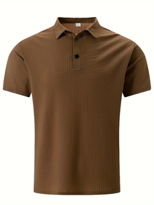 Camiseta de Malla Transpirable de Manga Corta, Estilo Nuevo, Lisa, para Hombre, Color Sólido, para Usar en Verano - Product Image 5