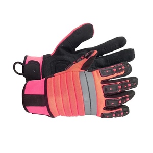 Gants pour pétrole et gaz utilitaires lourds avec gants de vibration TPR Travail industriel en cuir synthétique - Product Image 3