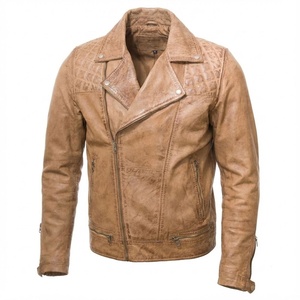 New Breathable Latest Design Men Fashionable Jacket 2026 High Quality Male Best Design Personalized Leather Jackets - Product Image 1
