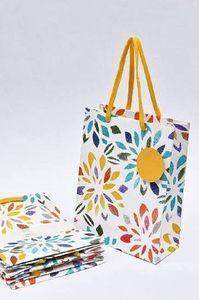 Color Printed Paper Gift <b>Bag</b> Rope Handle Shopping Carrier <b>Bag</b> for Retail Party Favor Packaging - Product Image 2