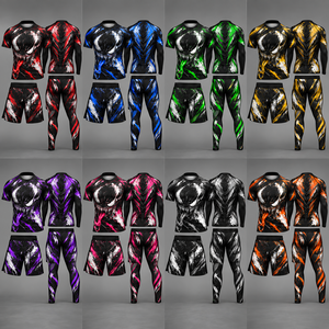 OEM Custom BJJ No <strong>Gi</strong> MMA Set Sublimation Rash Guard Fight Shorts Wholesale Sportswear - Product Image 6