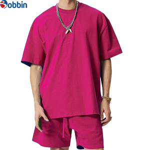 Conjunto de Camiseta y Pantalones Deportivos Transpirables de Verano para Hombre, Personalizables, Cómodos, Unisex, Talla Grande, Camiseta Sólida y Pantalones Jogger - Product Image 2