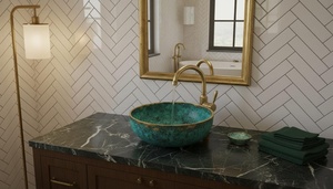 copper <b>basin</b> sophisticated style copper sink rich finish product copper <b>basin</b> luxury lifestyle product copper sink designer - Product Image 5