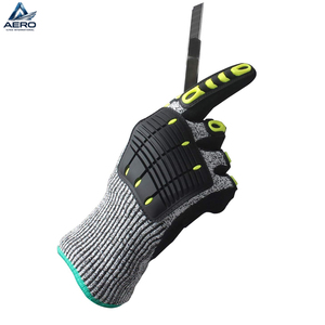 Gants de sécurité résistants aux chocs, avec protection des jointures en TPR et grip antidérapant, résistants aux coupures, pour travaux industriels - Product Image 4