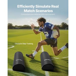 Mannequin d'entraînement de football haute densité et robuste, en PVC et éponge, avec coussin de blocage de 42,5 cm, pour l'entraînement - Product Image 4