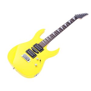 Chitarra Acustica Elettrica 170 per Principianti con Pickup HSH, Borsa Gialla, Tracolla, Paddle, Cavo, Chiave per Dadi e Attrezzi per Principianti - Product Image 5