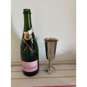 Assured Quality Elegant Stainless Steel <b>Goblet</b> With Long Stem Bell Shape Classic Design For Wedding Occasion - Product Image 5