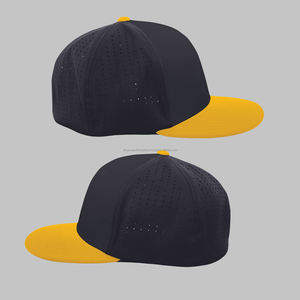 Gorras de hombre de alta calidad Gorras de Corona Media curvadas Sombrero deportivo bordado Visera de ante negro Gorra de béisbol de 5 paneles - Product Image 6