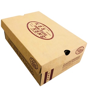 Customized Logo Self-Erecting UV Corrugated Paper Boxes Shoe Clothing <b>Packaging</b> Carton Vietnam-made Gift Shipping Industrial Use - Product Image 3