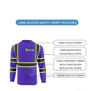 เสื้อเซฟตี้สำหรับใส่ทำงานเสื้อระบายอากาศได้ดีดีไซน์ตามสั่งเสื้อเซฟตี้สำหรับงานก่อสร้าง - Product Image 4
