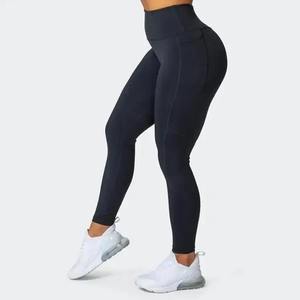 Leggings Femme Taille Moyenne Sans Coutures en Spandex/Polyester, Anti-Transpiration, Respirants, Écologiques, Coupe Ajustée – Grande Vente - Product Image 4