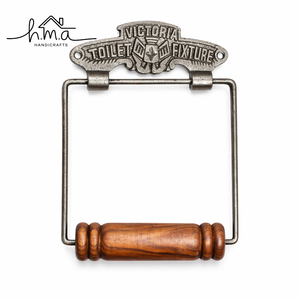 Brass Wall Mounted Toilet <b>Paper</b> Holder Gold Finish Square Backplate Round Bar Bathroom <b>Tissue</b> Roll Holder Decorative Classic - Product Image 2