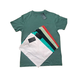 T-shirts pour hommes de haute qualité, 100% coton tricoté, col rond, impression sérigraphique, logo personnalisé, coupe classique, respirant, séchage rapide, 220g - Product Image 1
