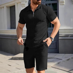 Ensemble de survêtement d'été à manches courtes, style streetwear, léger, respirant, décontracté, unisexe, avec logo personnalisé, haute qualité - Product Image 5
