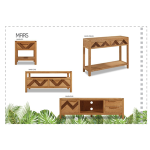 Colección MARS, Muebles de Madera para Sala de Estar de Proveedor Vietnamita, Precio al por Mayor, Muebles para el Hogar, Mesa de Centro con 2 Cajones - Product Image 4