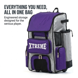 Sac d'équipement de baseball avec logo personnalisé, poignée antidérapante, sac d'équipement de softball, pour les équipes sportives jeunes et adultes, voyages - Product Image 2