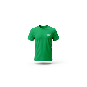 Custom Oversize <b>Light</b> Green Cotton T-Shirt for Sportswear-Size 2XL Model Number <b>Roses</b> Fashionable - Product Image 3