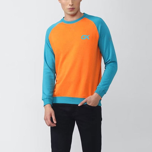 Manufacturing Premium Quality Adult Size <b>Men</b> Basic Blended Cotton <b>Pullover</b> Sweatshirt Casual Wear Solid Color <b>Men</b> Sweatshirt - Product Image 2