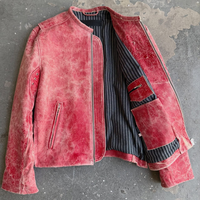 Nouvelle Veste en Cuir pour Homme 2026 de Haute Qualité, Imperméable, avec Logo Frontal, Service OEM, Conception Personnalisée Disponible, Qualité en Gros