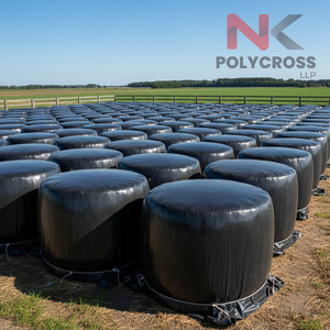 Cubierta Protectora Resistente para Pacas de Heno, para Almacenamiento de Alimentos Agrícolas y Ganadería, Exportaciones a India - Product Image 5