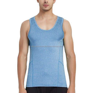 Algodón transpirable para hombre/fibra de bambú de alta calidad personalizado Fitness chaleco camisetas sin mangas para gimnasio y correr ropa deportiva - Product Image 5